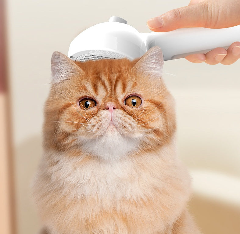 Spazzola Autopulente per Cani e Gatti con Nebulizzatore Integrato