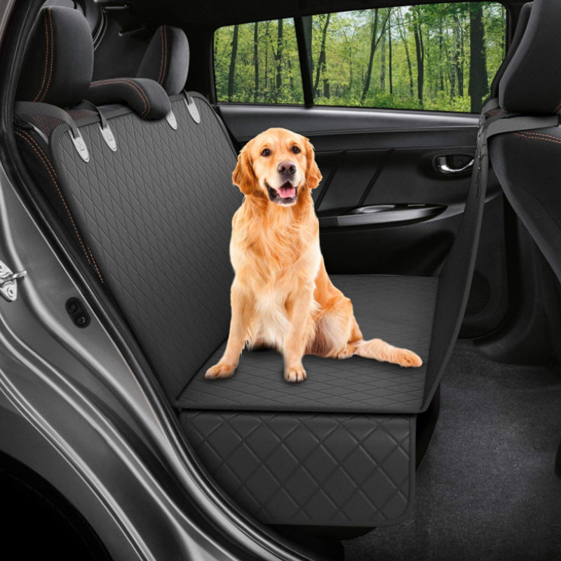Copertura per Sedile Auto per Cani con Rete e Tasca
