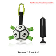 Interactive Dog Football Toy Soccer Ball Inflated Training Toy For Dogs Outdoor Border Collie Balls For Large Dogs Pet Supplies