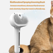 Spazzola Autopulente per Cani e Gatti con Nebulizzatore Integrato