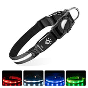 Collare Impermeabile con LED per Cani e Gatti – Nylon, Taglie S/M/L