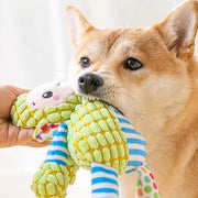 Giocattolo di Peluche per Cani e Gatti – Animali Simpatici Resistenti al Morso, Interattivo e Squeak