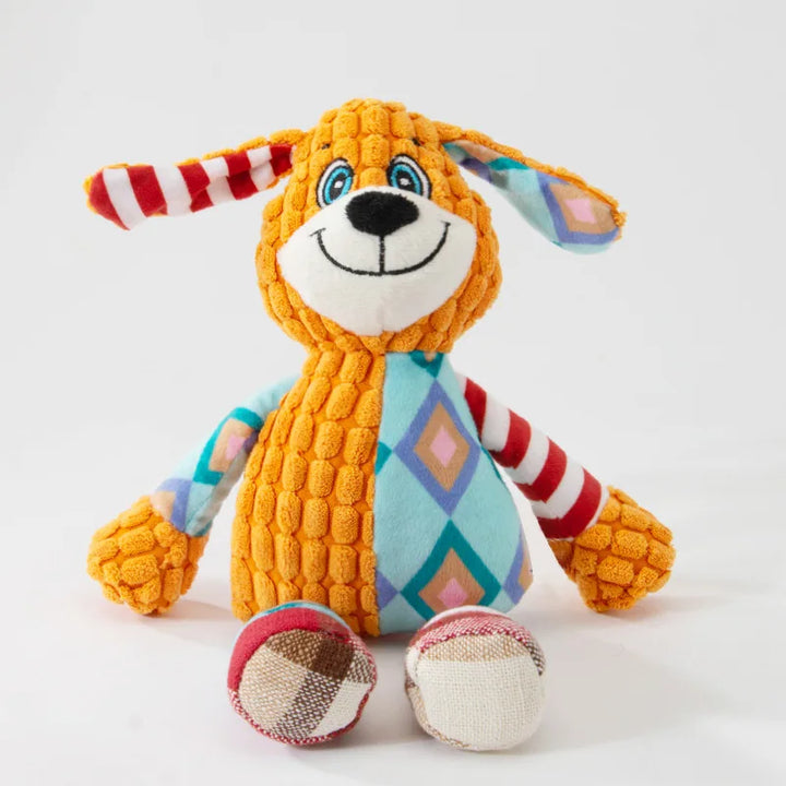 Giocattolo di Peluche per Cani e Gatti – Animali Simpatici Resistenti al Morso, Interattivo e Squeak