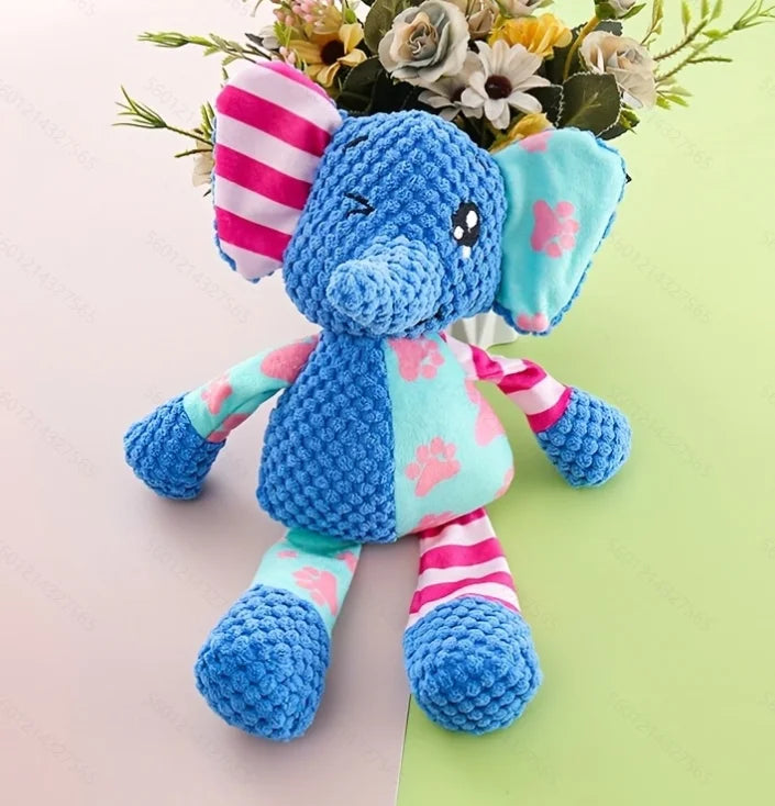 Giocattolo di Peluche per Cani e Gatti – Animali Simpatici Resistenti al Morso, Interattivo e Squeak