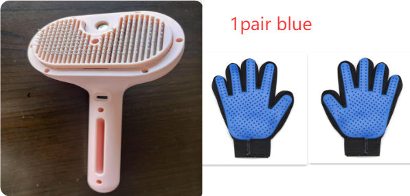 Spazzola Autopulente per Cani e Gatti con Nebulizzatore Integrato