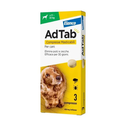 AdTab Compresse Masticabili per Cani 11-22 kg