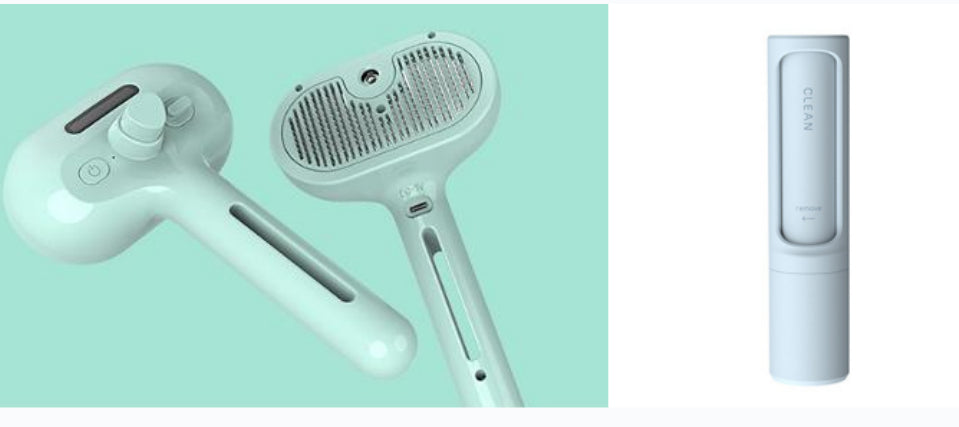 Spazzola Autopulente per Cani e Gatti con Nebulizzatore Integrato