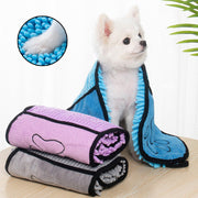 Asciugamano in chenille per cani e gatti super assorbente