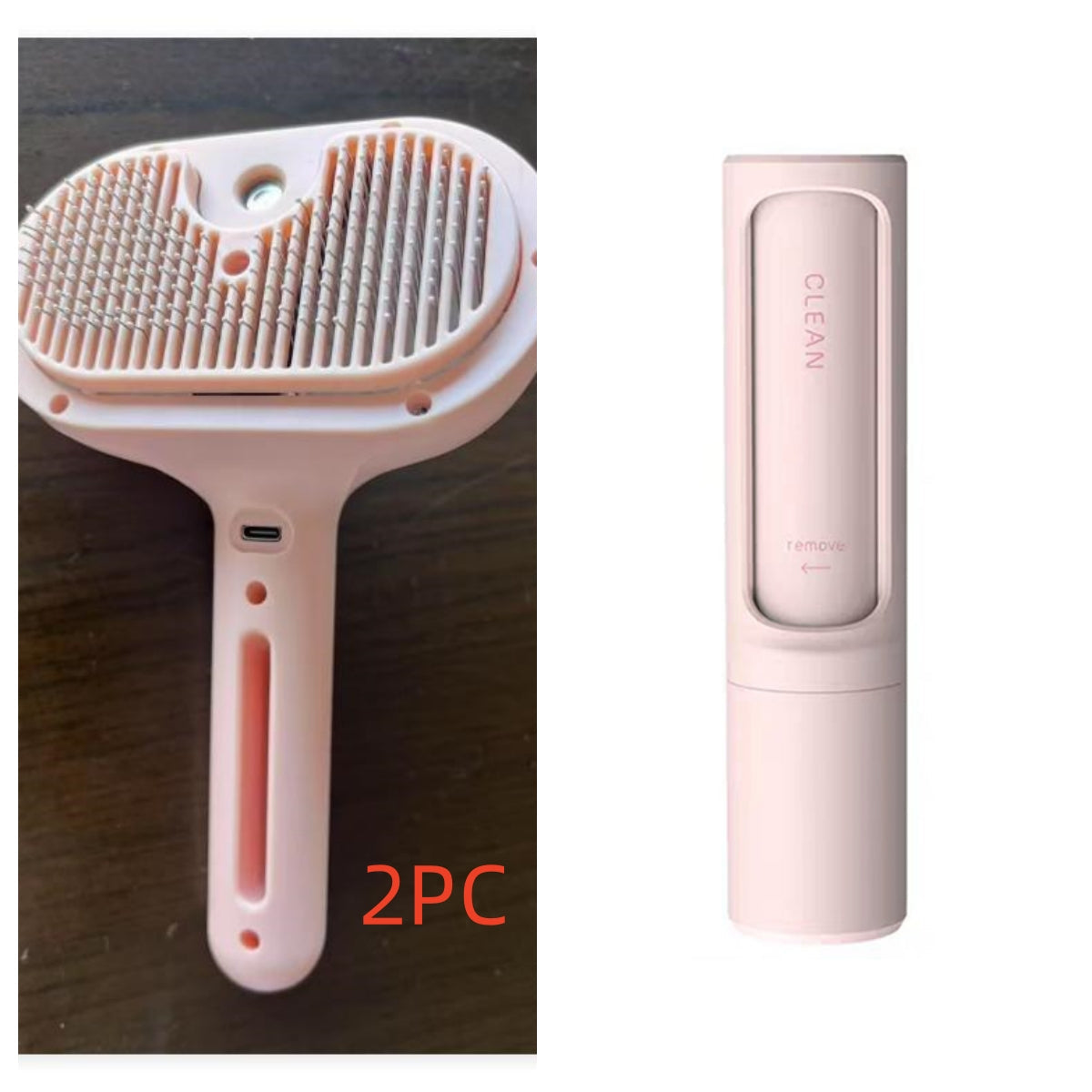 Spazzola Autopulente per Cani e Gatti con Nebulizzatore Integrato