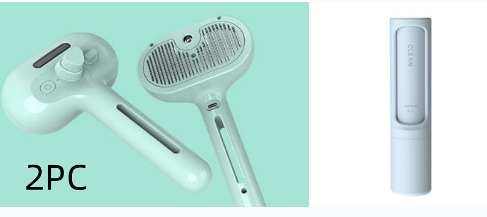 Spazzola Autopulente per Cani e Gatti con Nebulizzatore Integrato