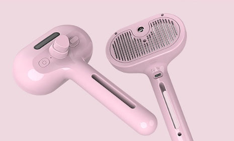 Spazzola Autopulente per Cani e Gatti con Nebulizzatore Integrato
