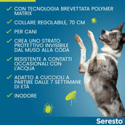 Seresto Collare Antipulci e Antizecche per Cani fino a 8kg