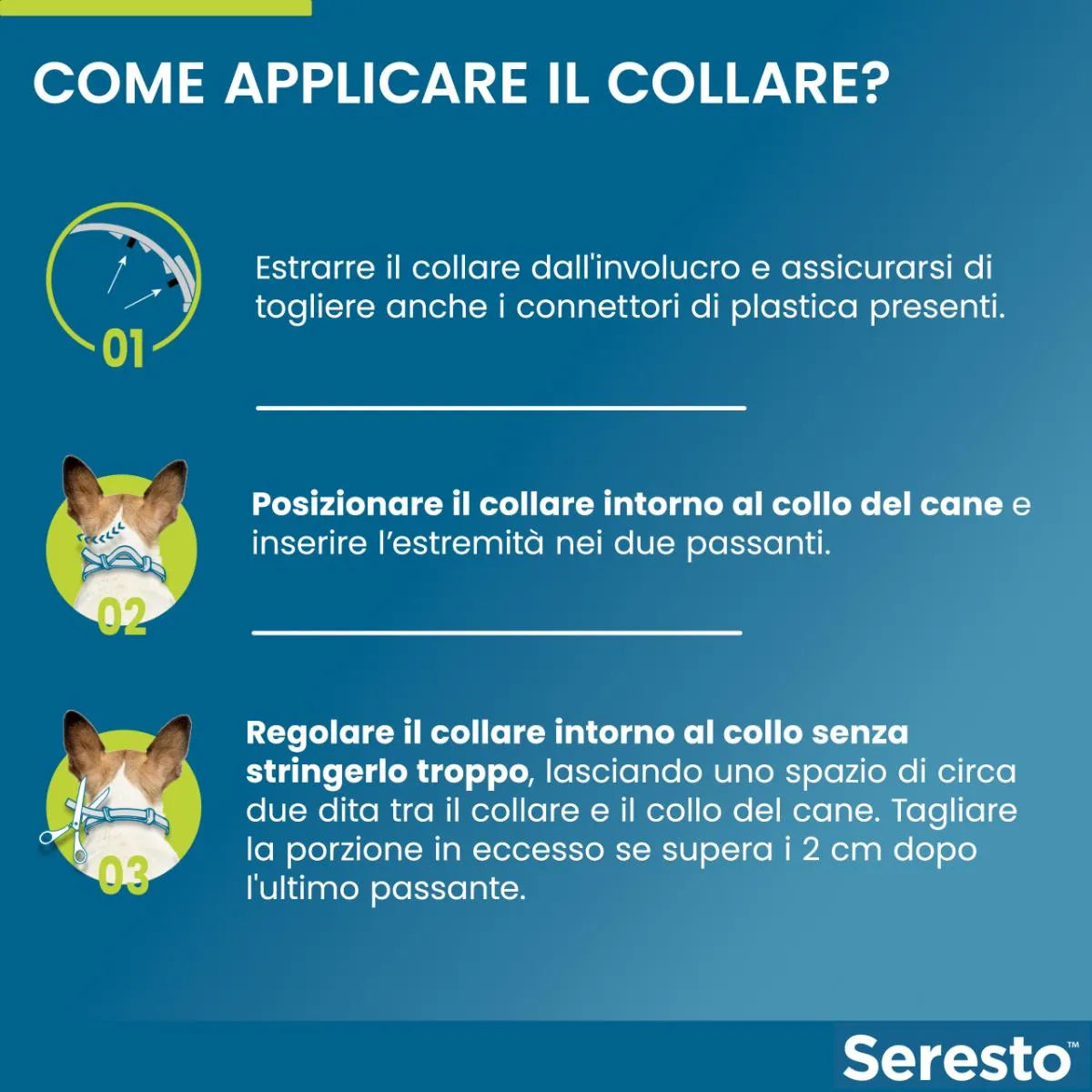 Seresto Collare Antipulci e Antizecche per Cani fino a 8kg